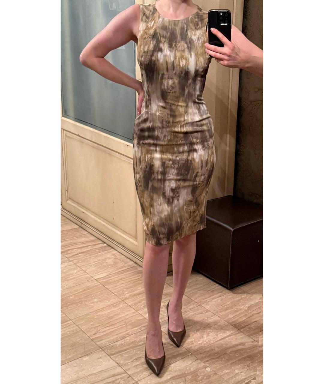 MICHAEL KORS Мульти вискозное повседневное платье, фото 6