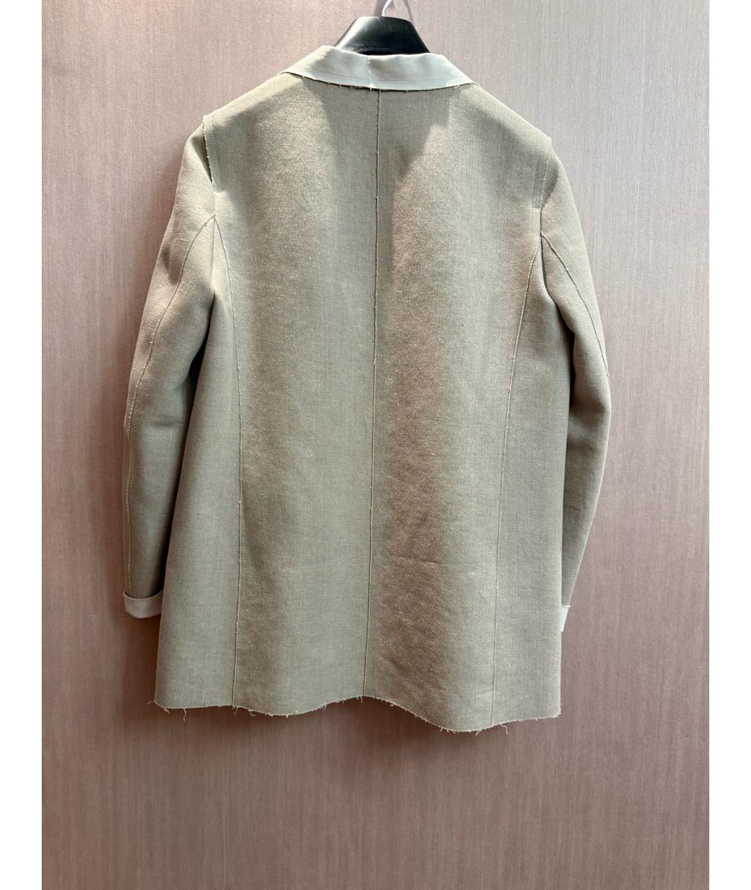 SANDRO Бежевый жакет/пиджак, фото 3