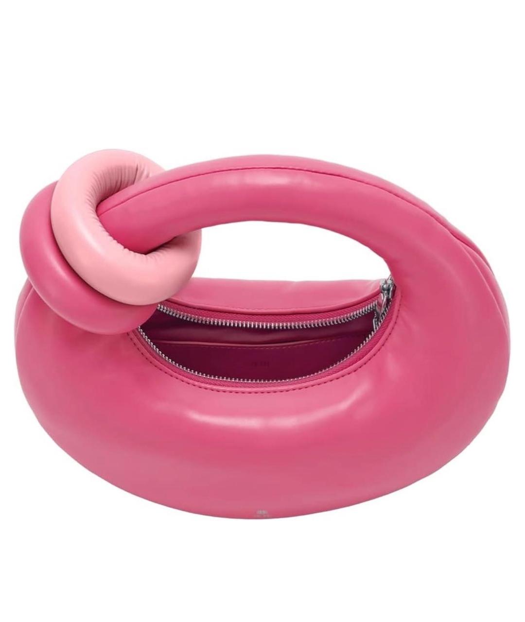 JW PEI Розовая сумка с короткими ручками из искусственной кожи, фото 5