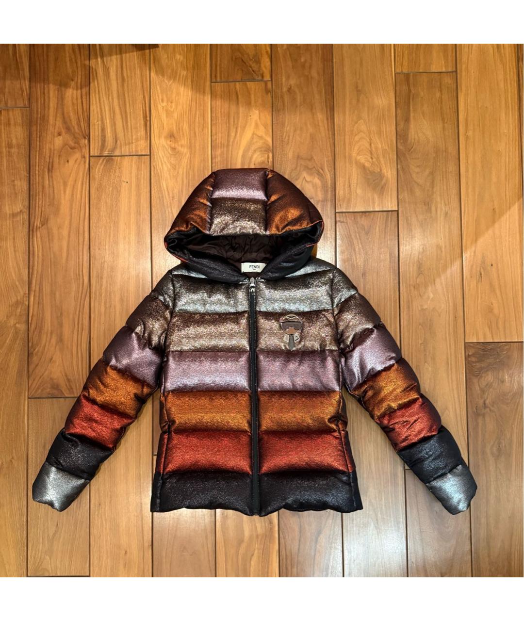 FENDI Мульти пуховик, фото 6