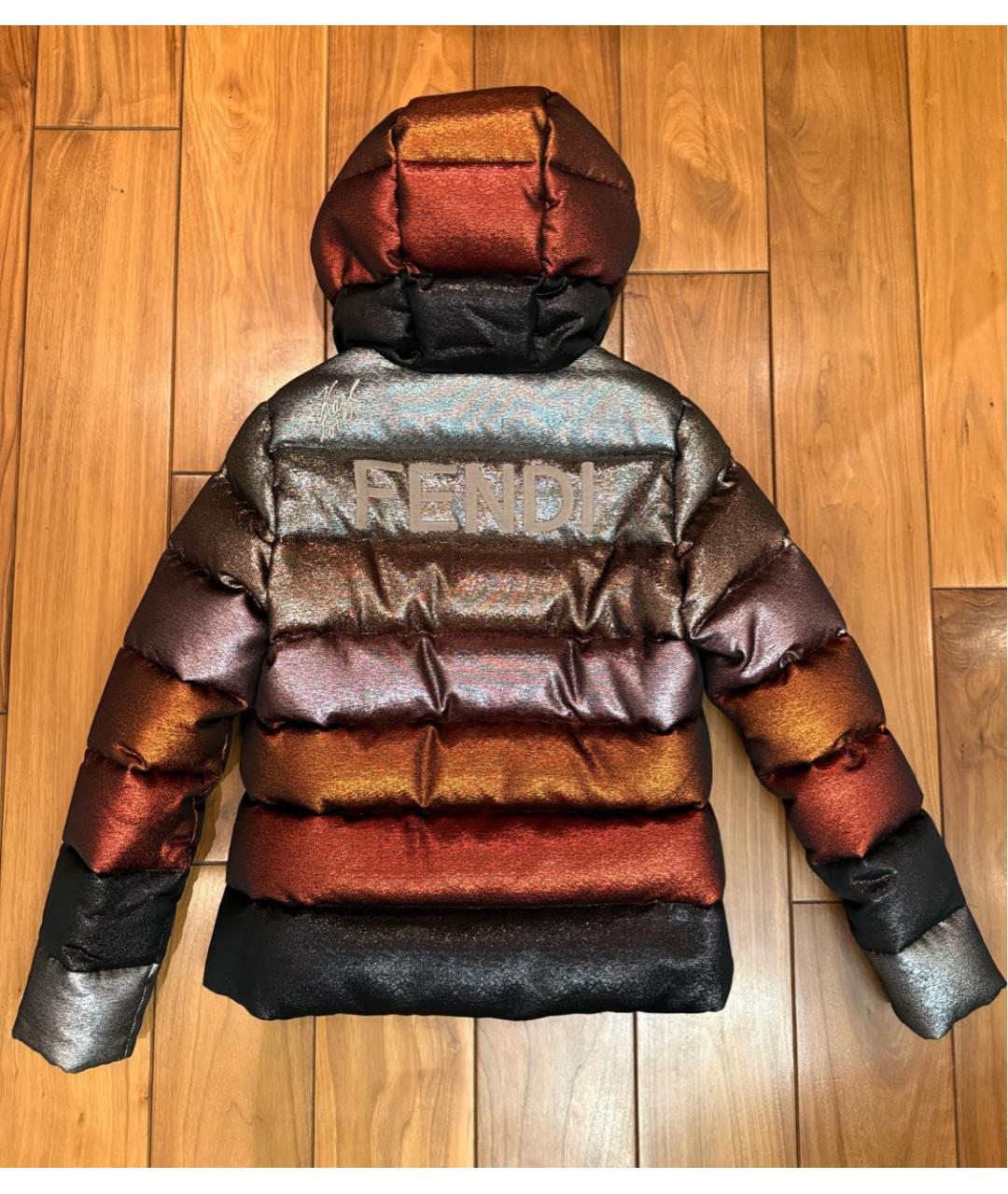 FENDI Мульти пуховик, фото 2