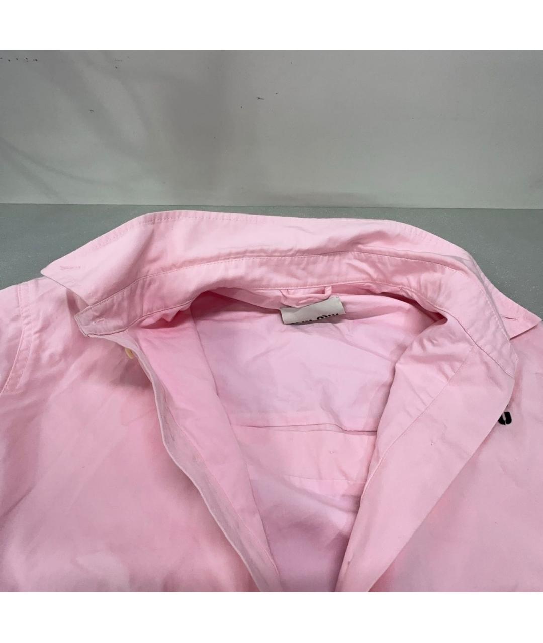 MIU MIU Розовая рубашка, фото 4