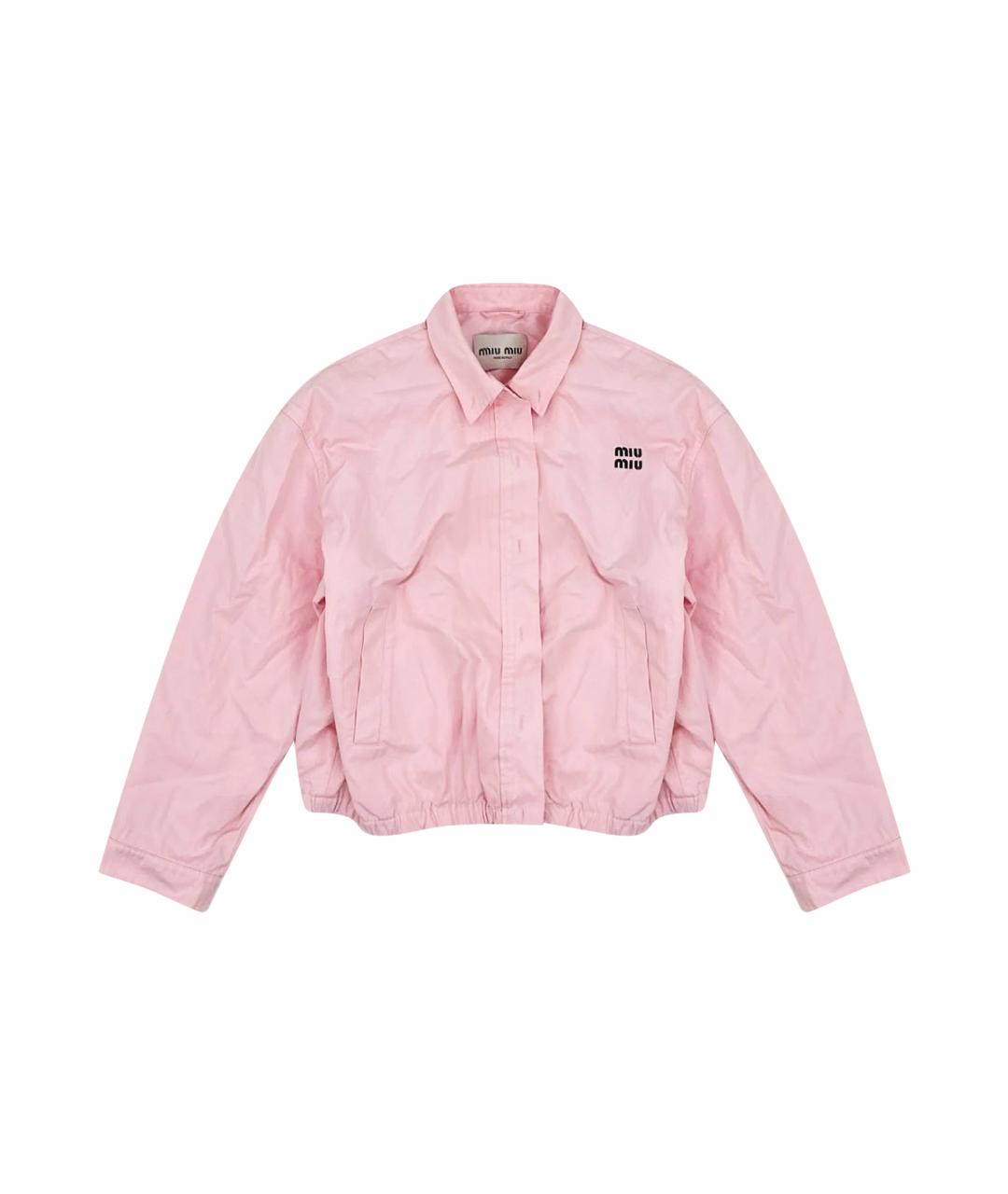 MIU MIU Розовая рубашка, фото 1