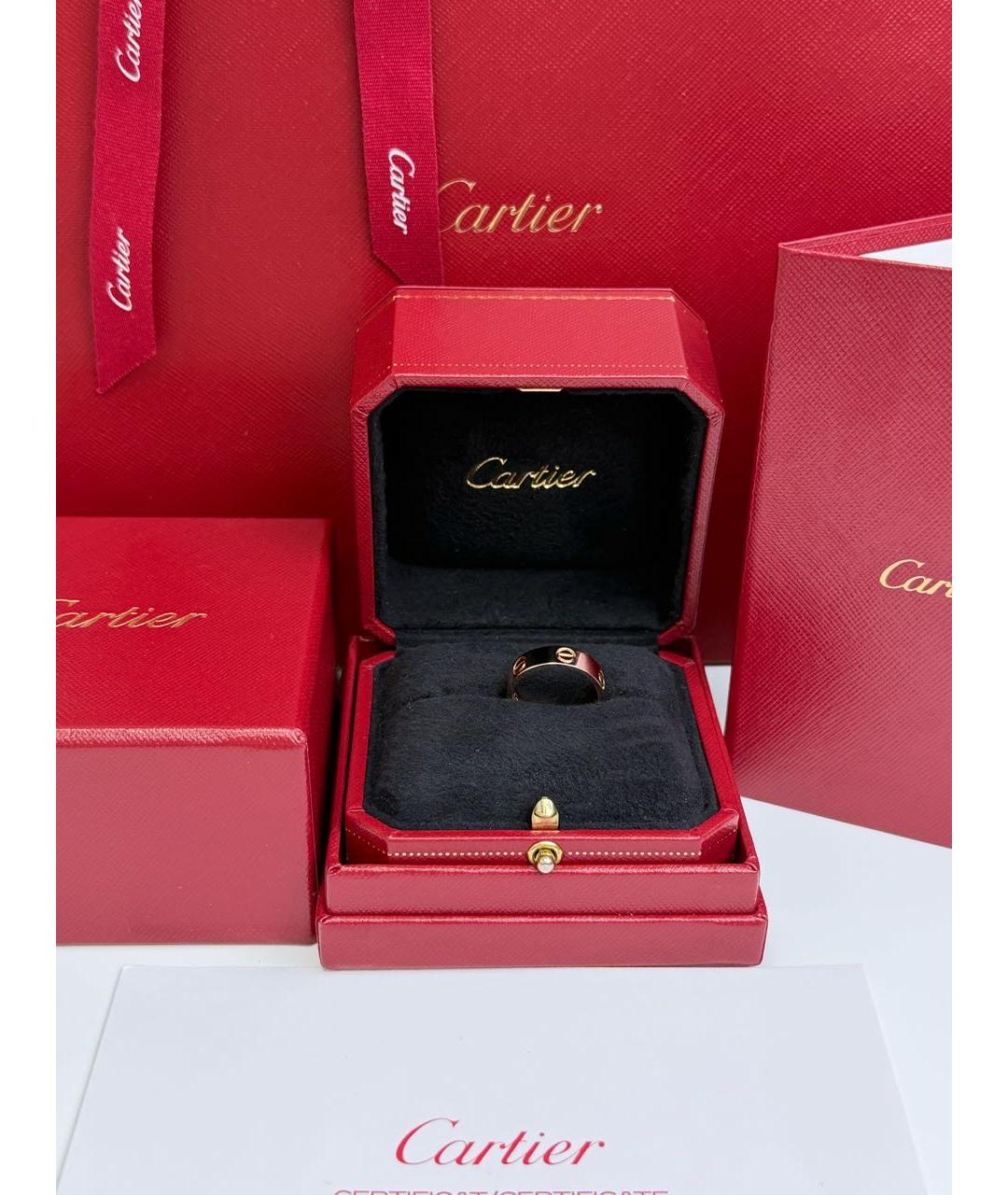 CARTIER Золотое кольцо из розового золота, фото 3