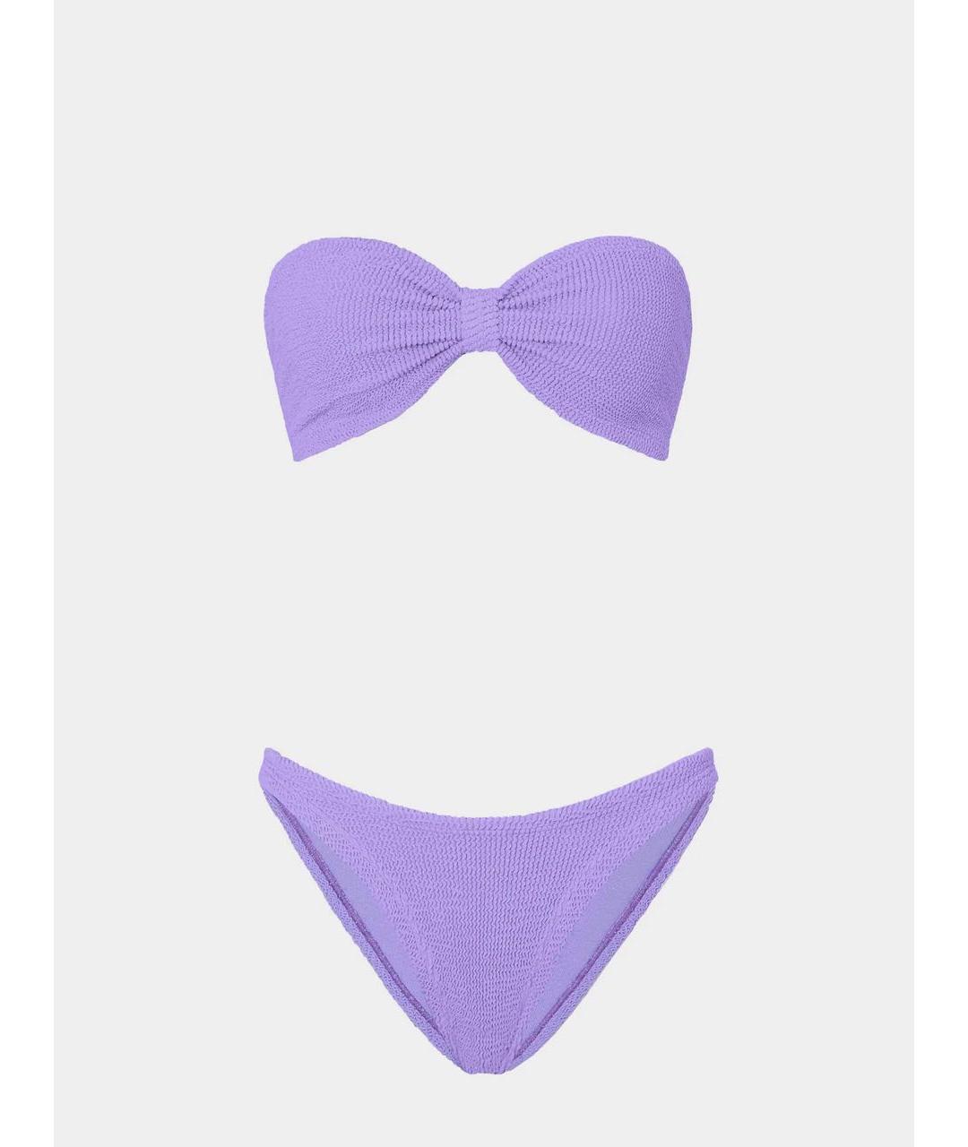 HUNZA G Фиолетовый купальник, фото 4