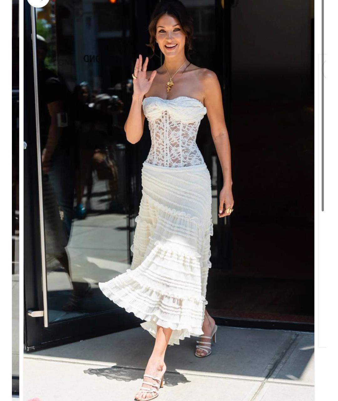 CHANEL Белые кожаные босоножки, фото 6