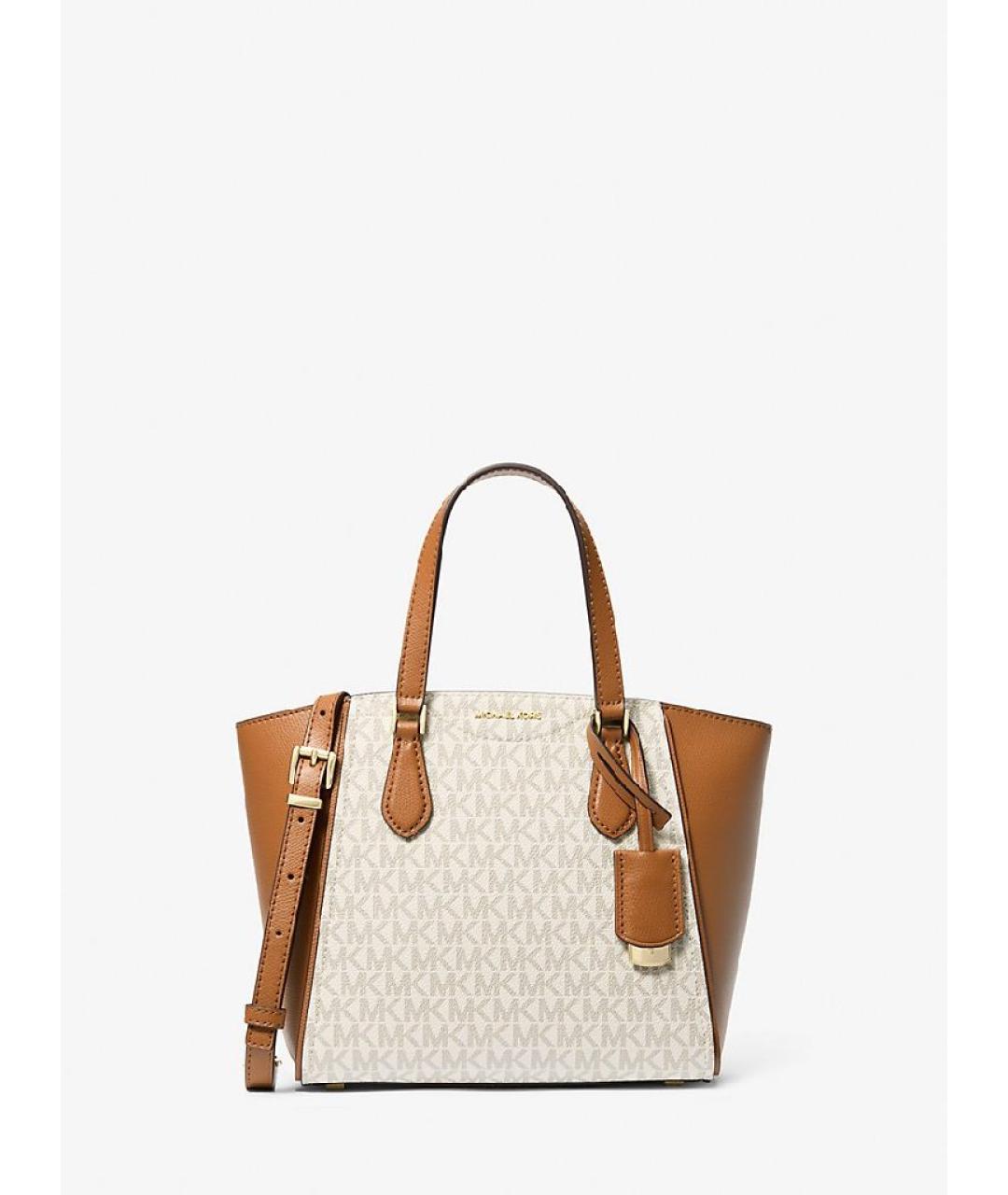 MICHAEL KORS Бежевая сумка тоут, фото 10