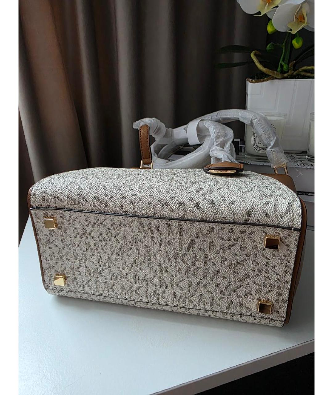 MICHAEL KORS Бежевая сумка тоут, фото 9