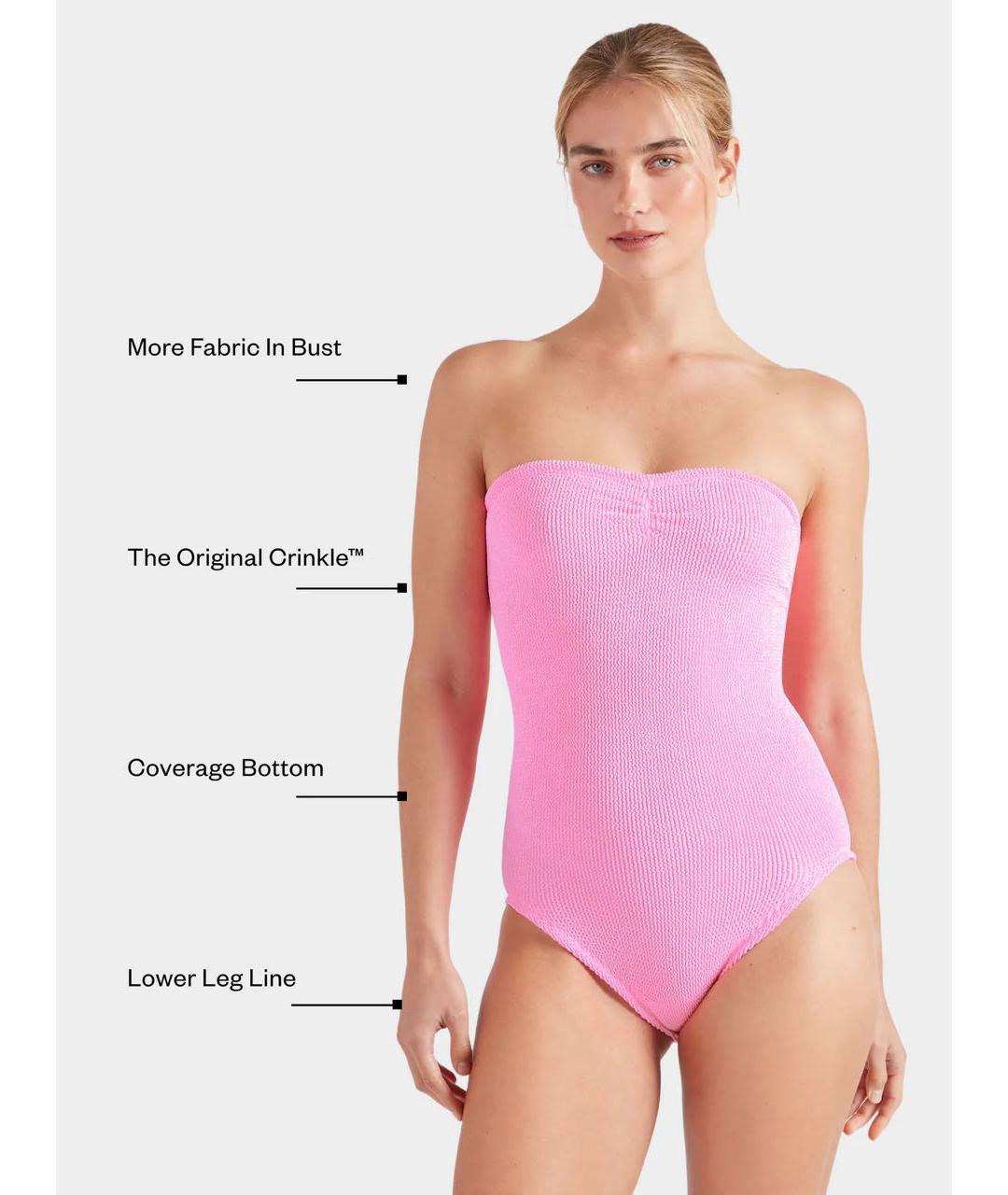 HUNZA G Черный купальник, фото 3