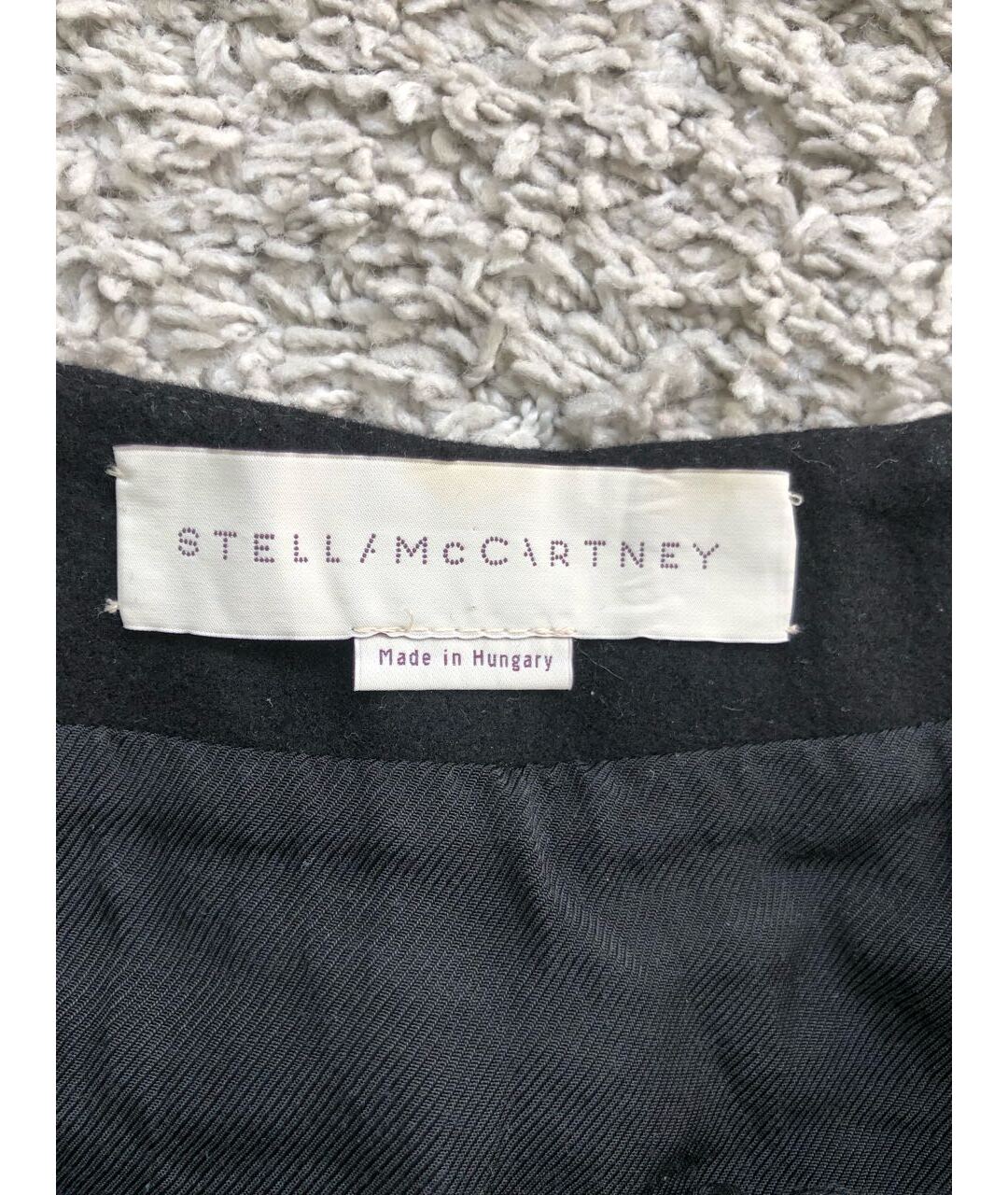 STELLA MCCARTNEY Черная шерстяная юбка мини, фото 2
