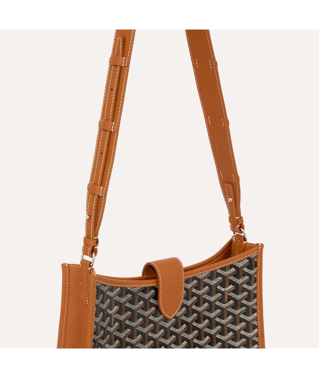 GOYARD Коричневая сумка через плечо, фото 4