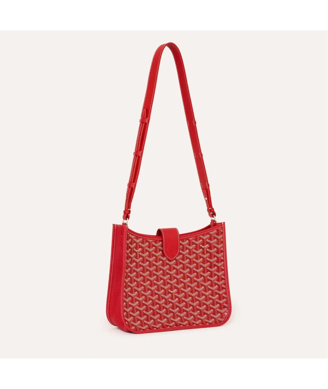 GOYARD Красная сумка через плечо, фото 2