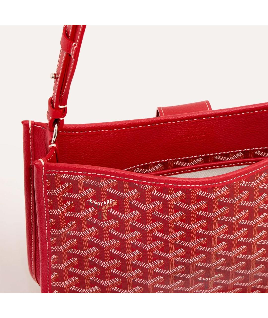 GOYARD Красная сумка через плечо, фото 5