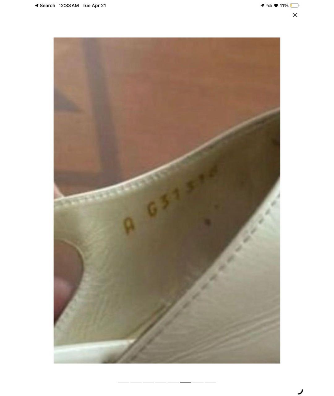 CHANEL Бежевые кожаные балетки, фото 5