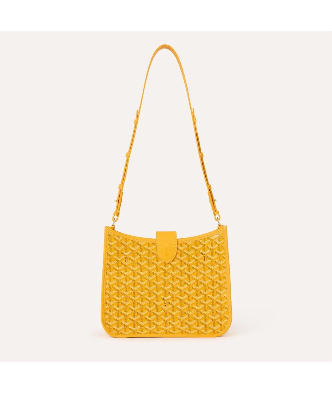GOYARD Желтая сумка через плечо, фото 3