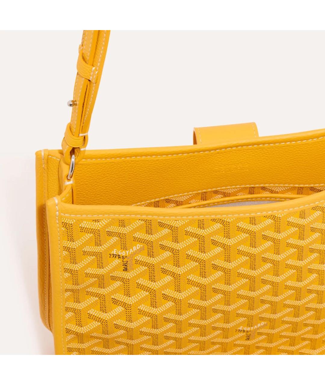 GOYARD Желтая сумка через плечо, фото 6