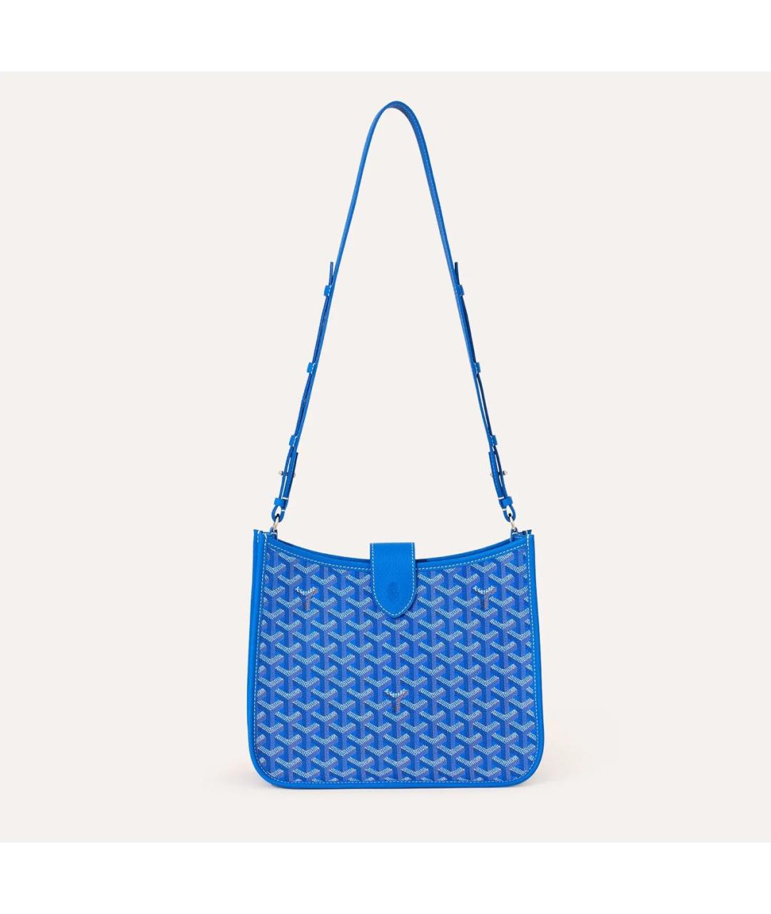 GOYARD Синяя сумка через плечо, фото 3