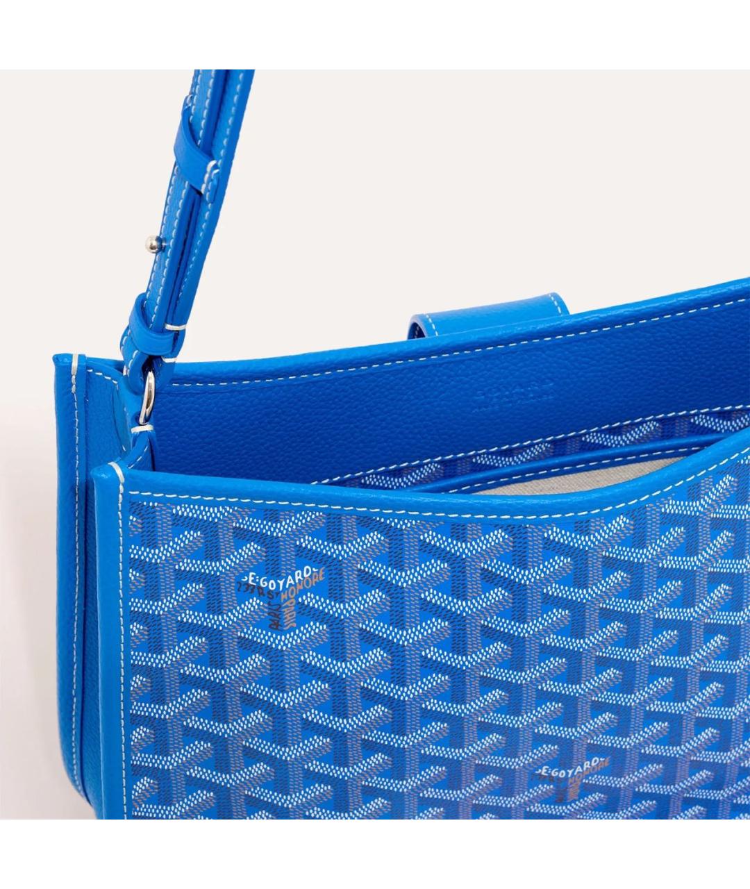 GOYARD Синяя сумка через плечо, фото 5