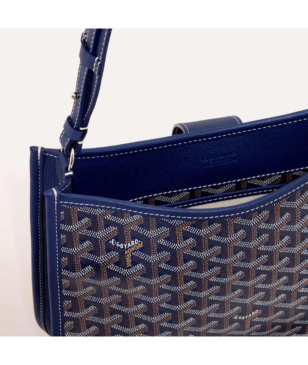 GOYARD Темно-синяя сумка через плечо, фото 5
