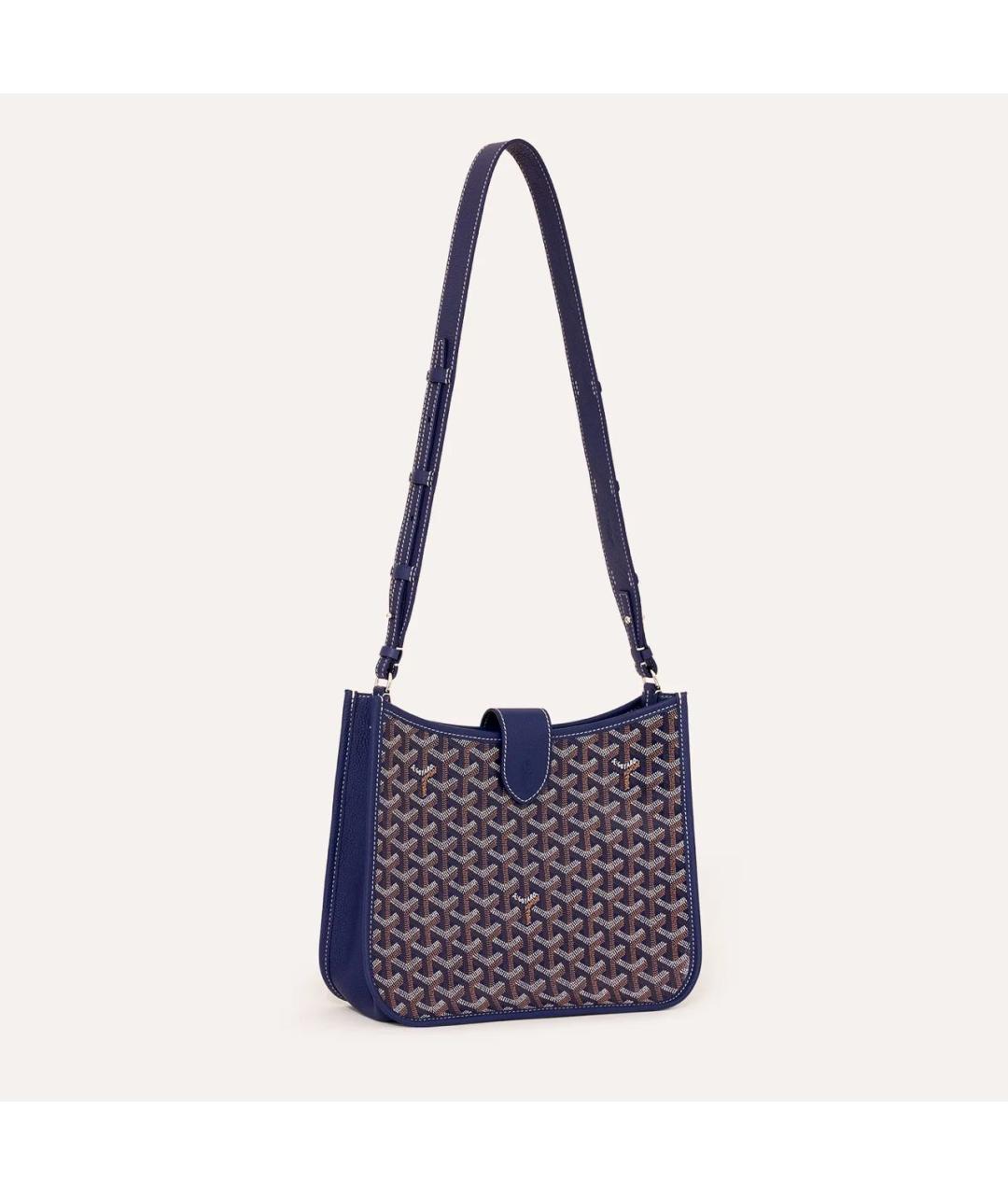 GOYARD Темно-синяя сумка через плечо, фото 2