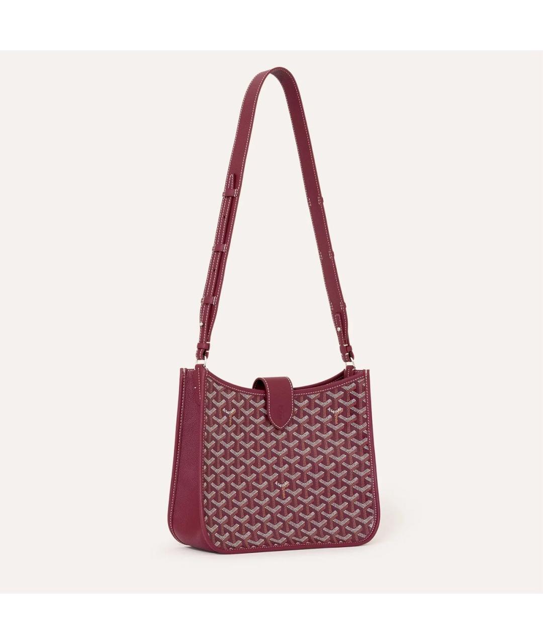 GOYARD Бордовая сумка через плечо, фото 2