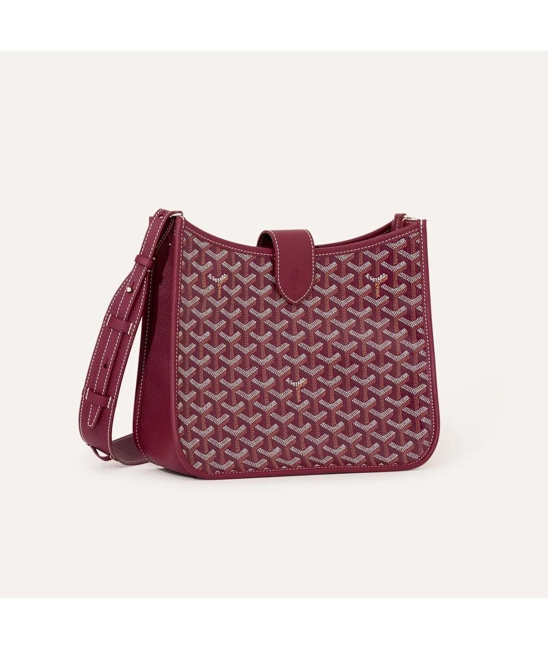 GOYARD Бордовая сумка через плечо, фото 6