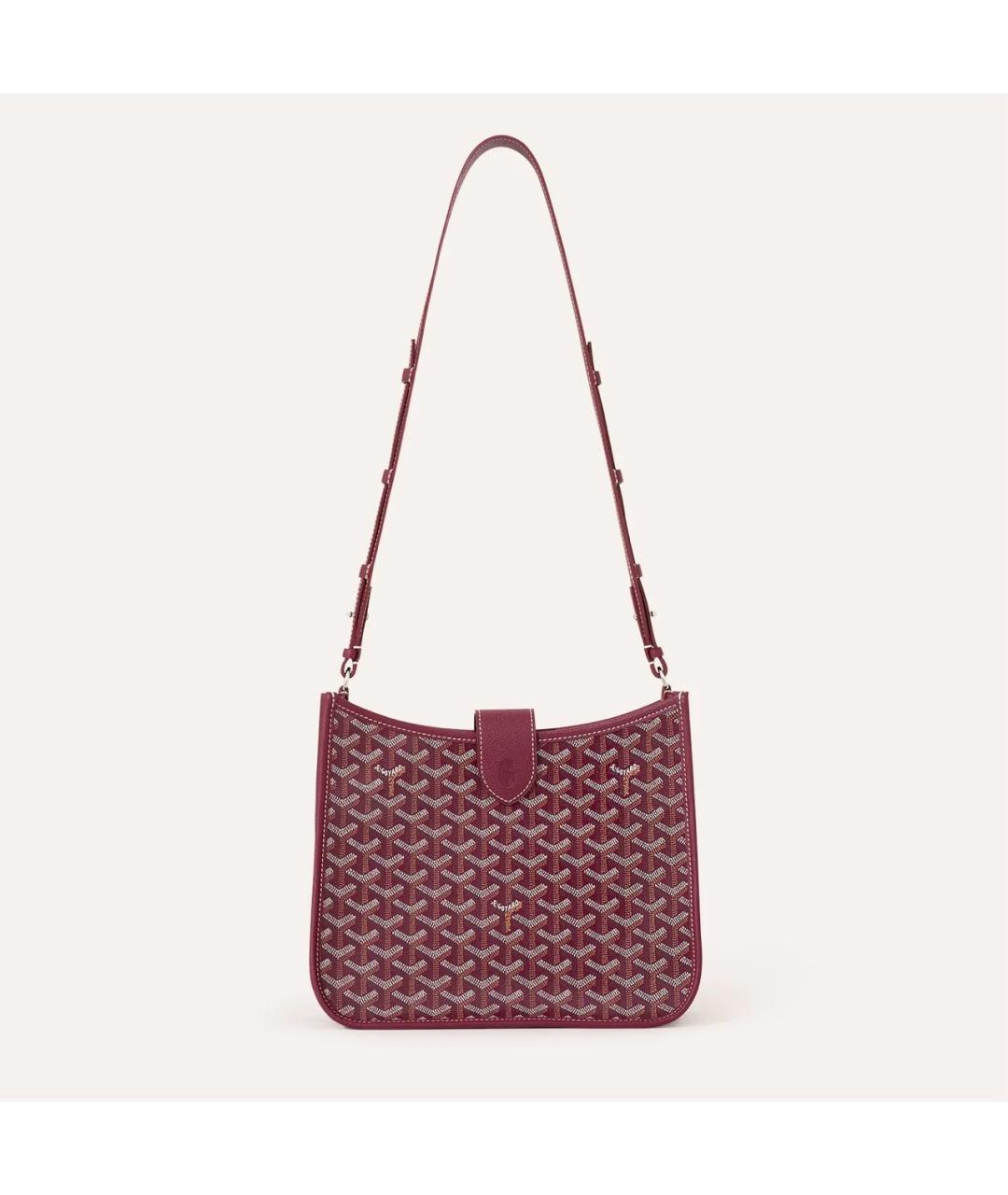 GOYARD Бордовая сумка через плечо, фото 3