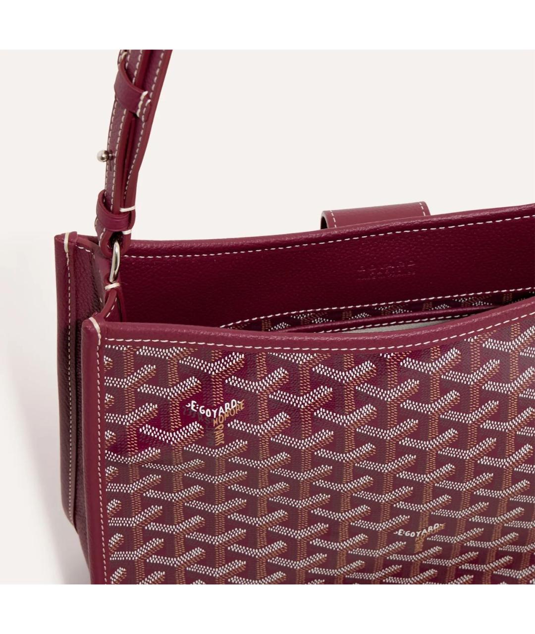 GOYARD Бордовая сумка через плечо, фото 5