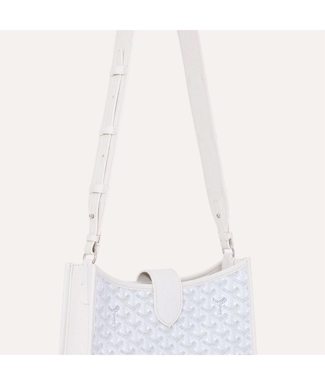 GOYARD Белая сумка через плечо, фото 4