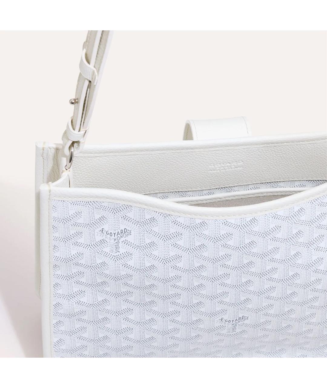 GOYARD Белая сумка через плечо, фото 5