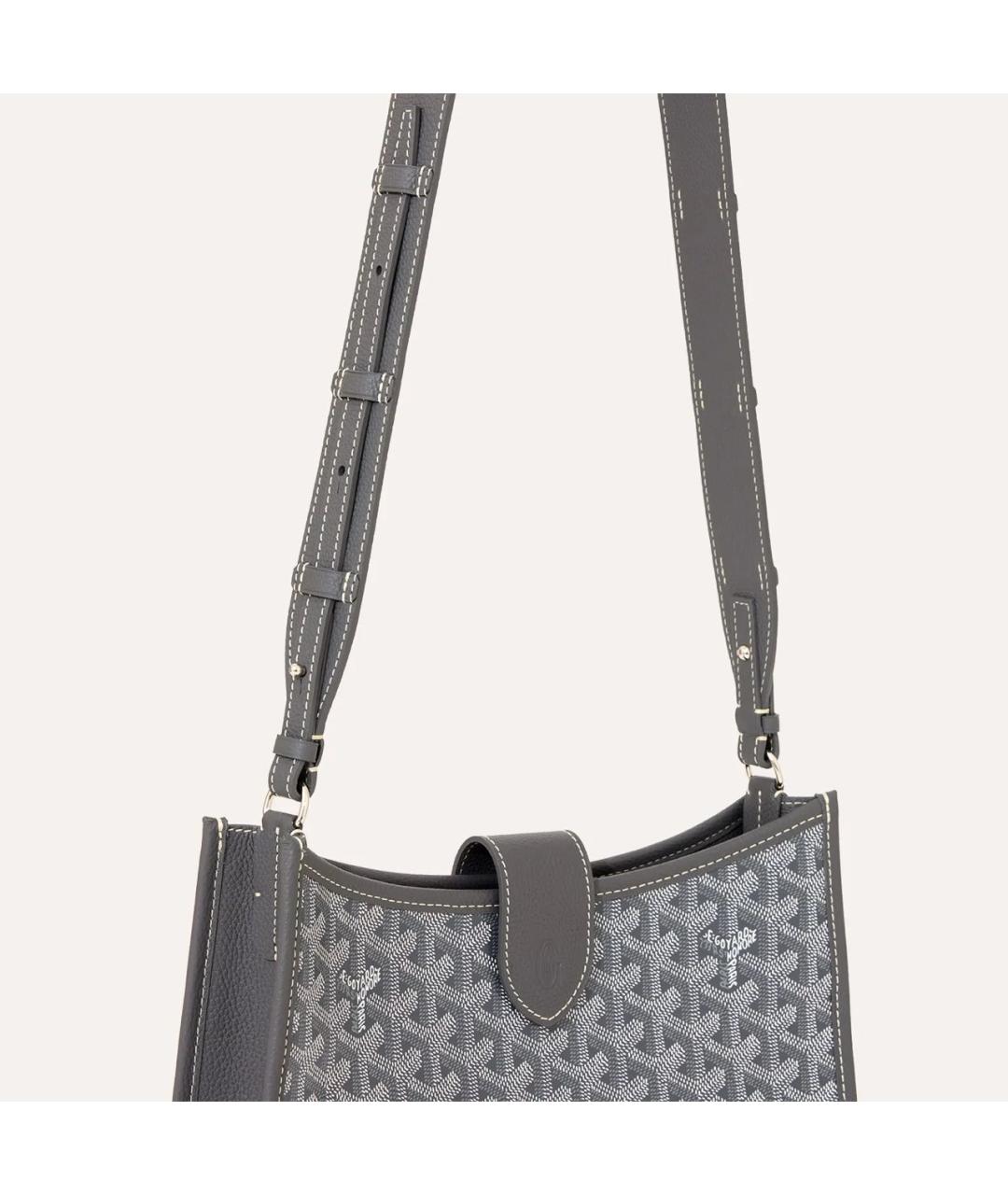 GOYARD Серая сумка через плечо, фото 4