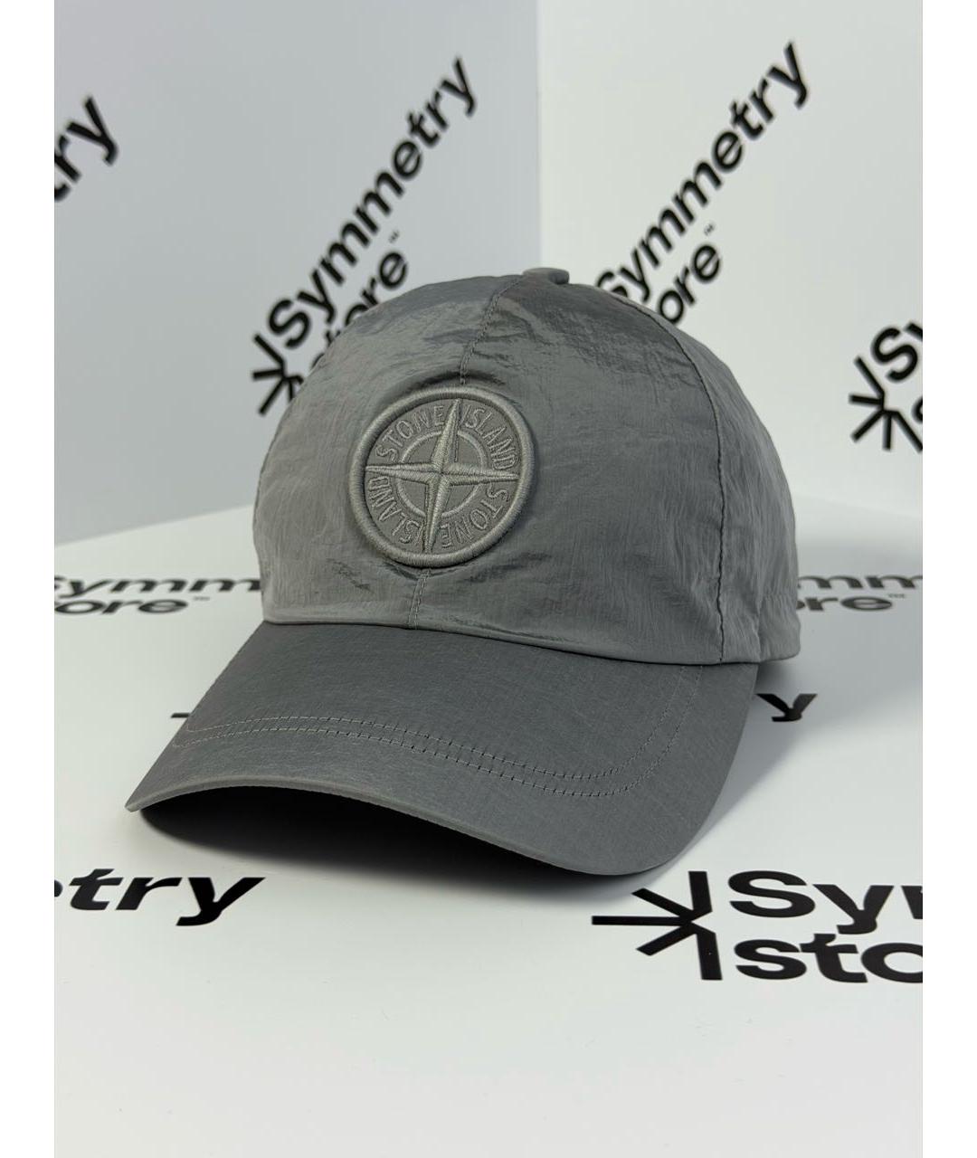 STONE ISLAND Серебряная кепка/бейсболка, фото 3
