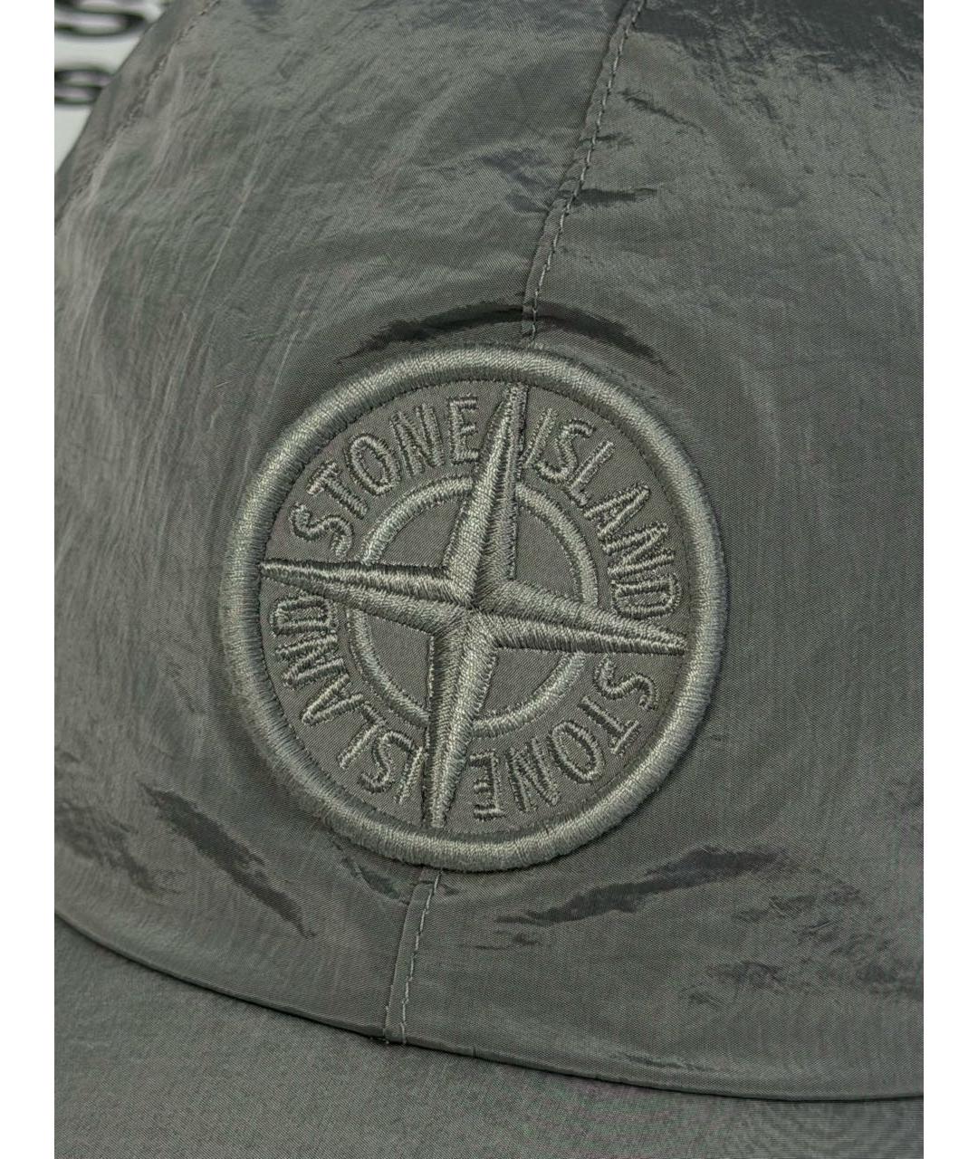 STONE ISLAND Серебряная кепка/бейсболка, фото 4