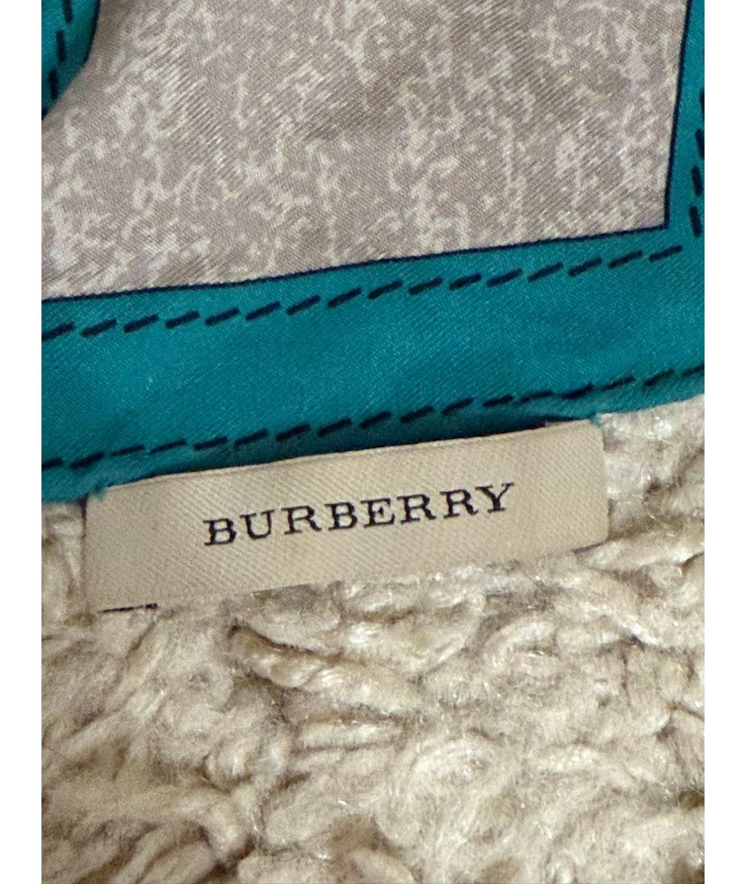 BURBERRY Мульти шелковый платок, фото 4