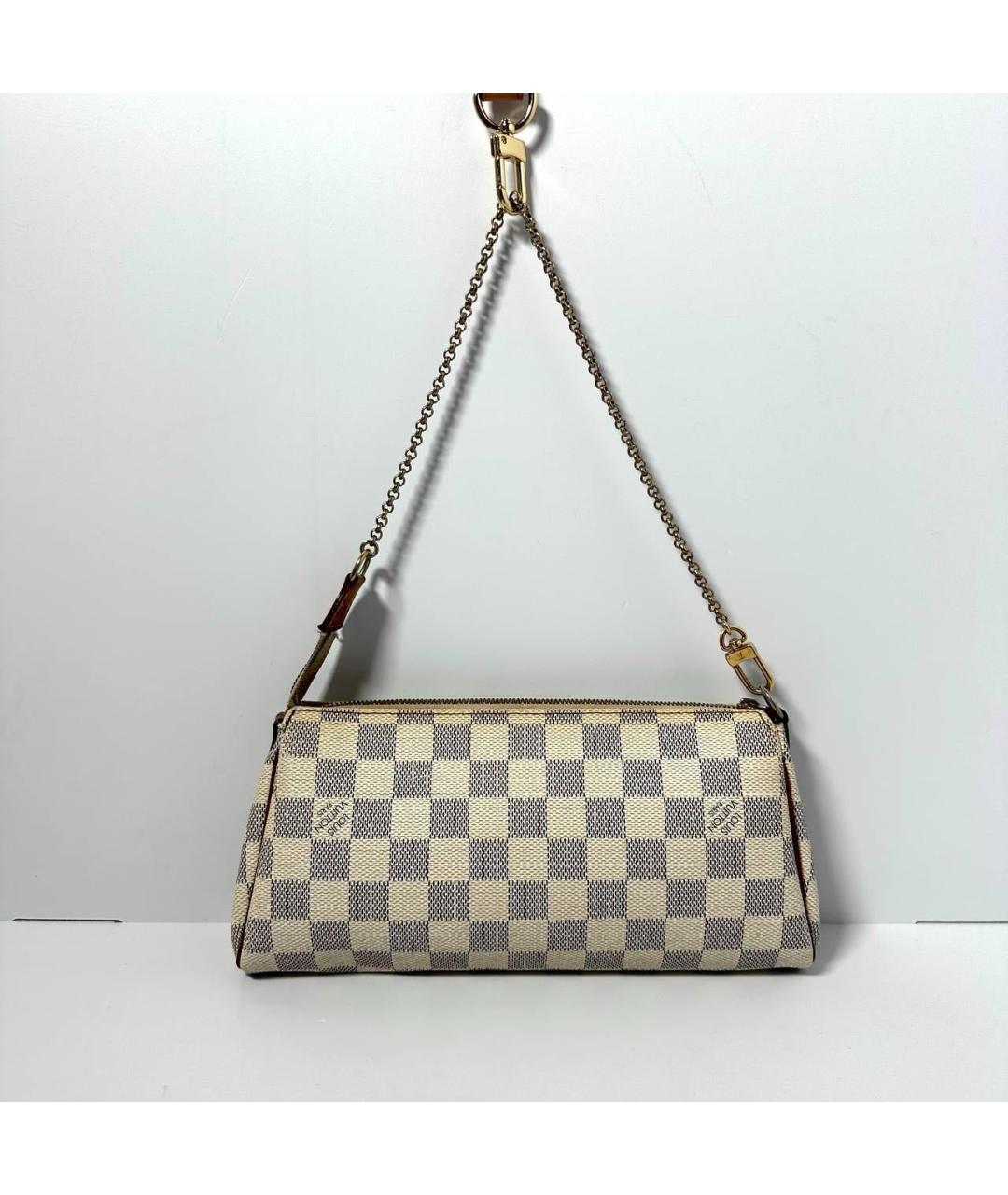 LOUIS VUITTON Белая сумка с короткими ручками, фото 2