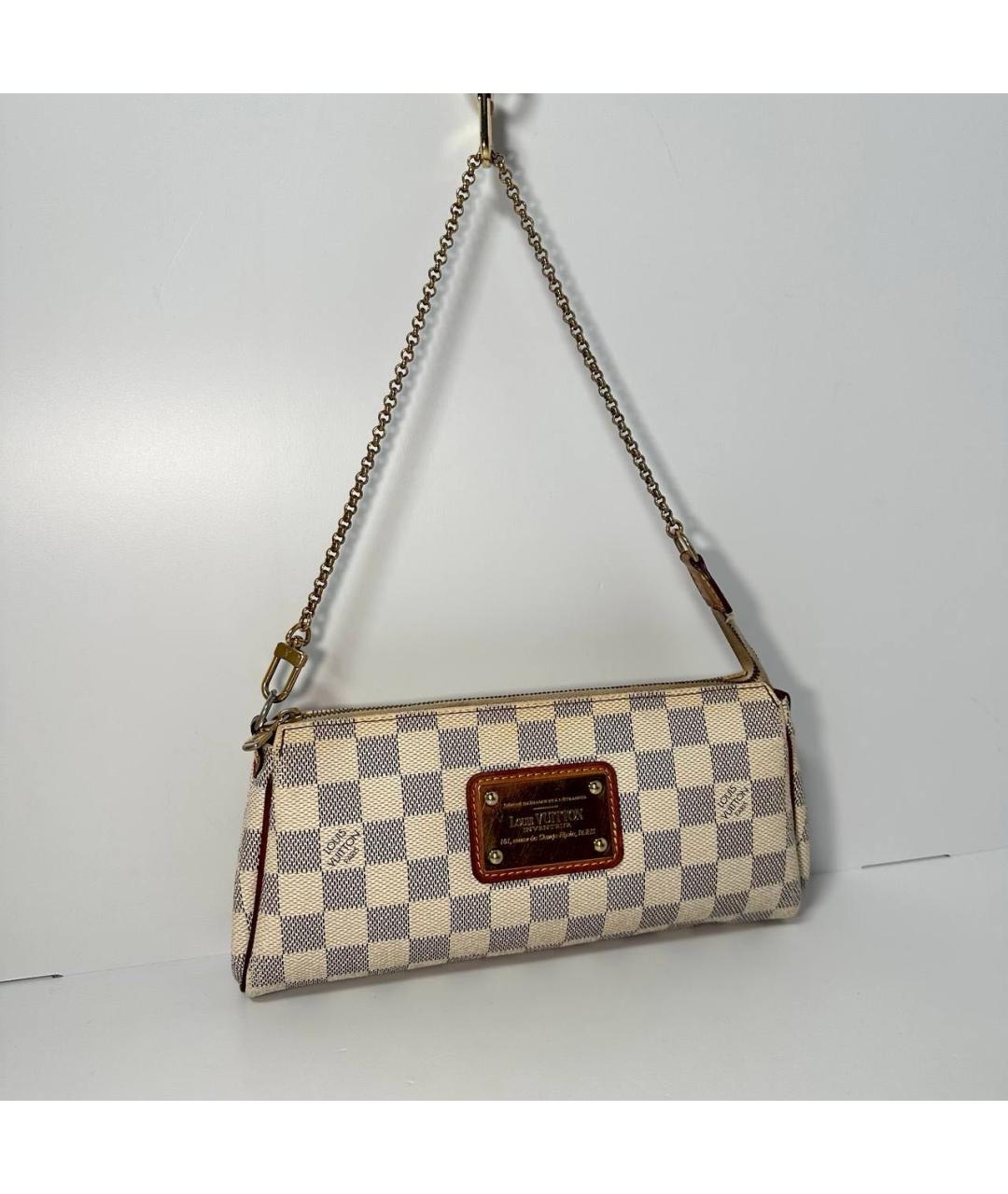 LOUIS VUITTON Белая сумка с короткими ручками, фото 6