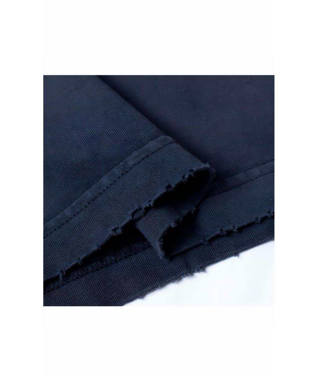 BALENCIAGA Антрацитовая хлопковая футболка, фото 4