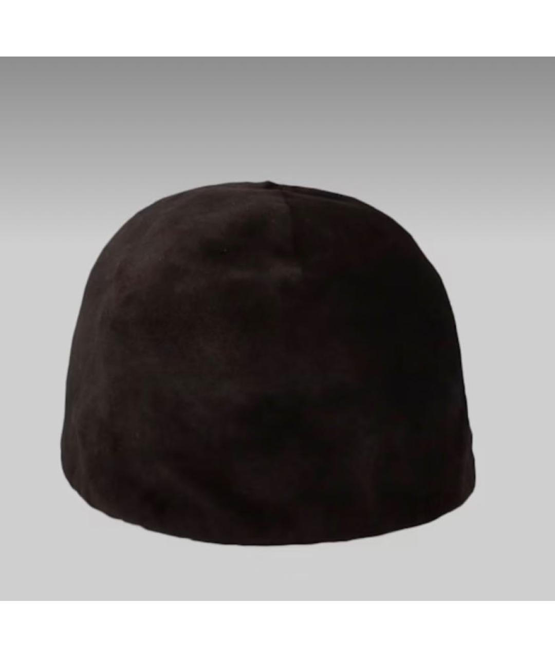 HERMES Коричневая шапка, фото 2