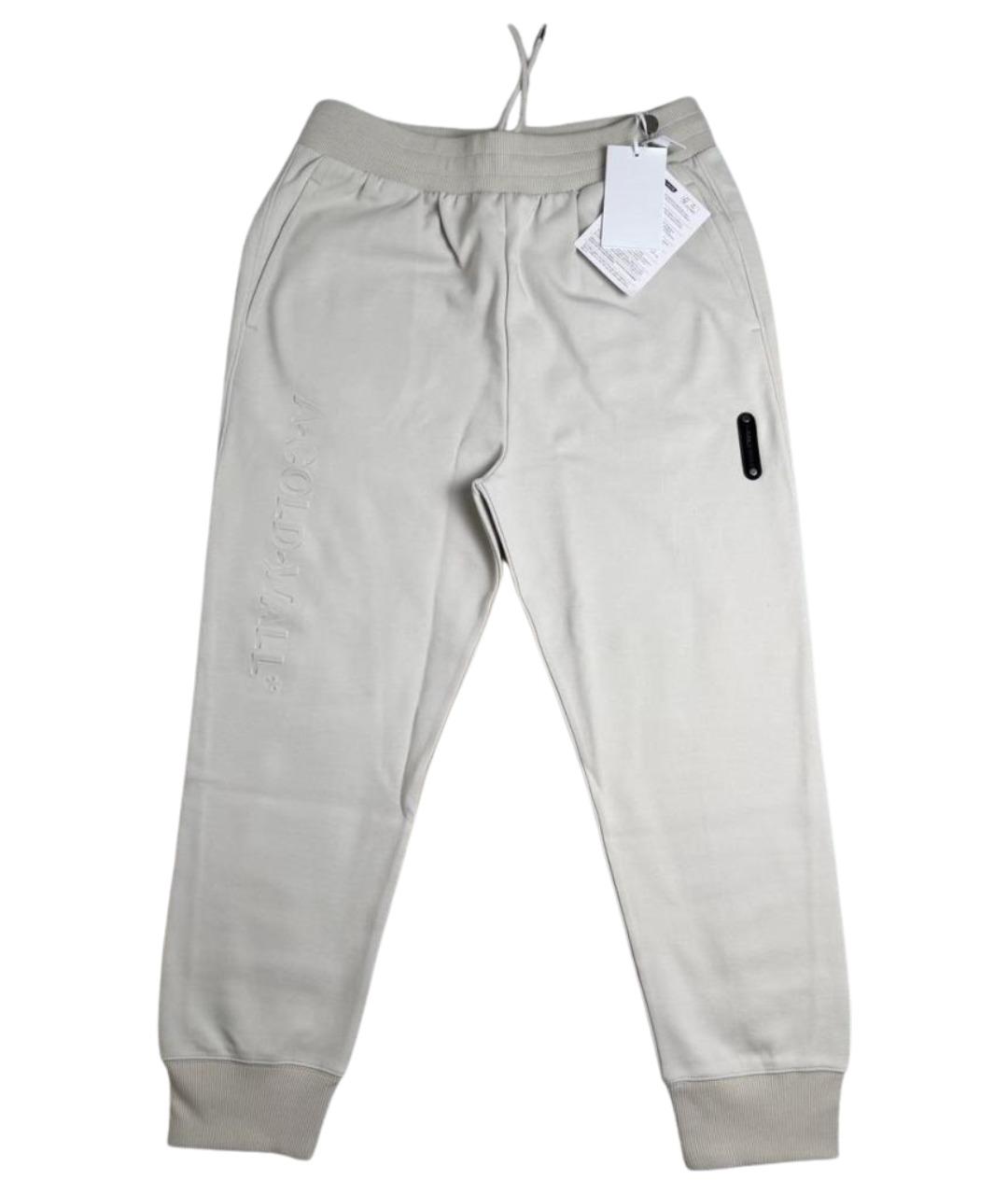 A-COLD-WALL* Бежевые хлопковые повседневные брюки, фото 1