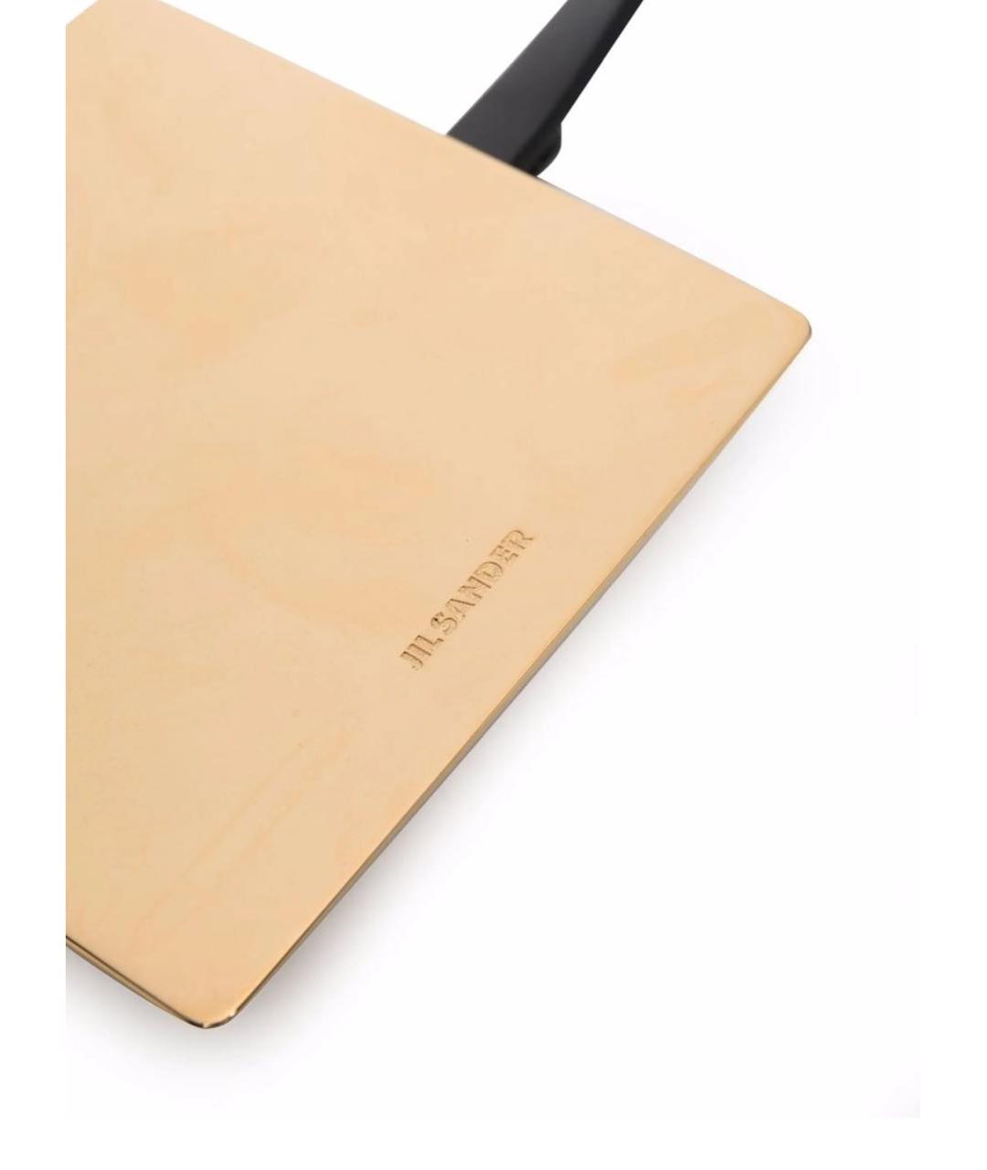 JIL SANDER Черный кожаный ремень, фото 2