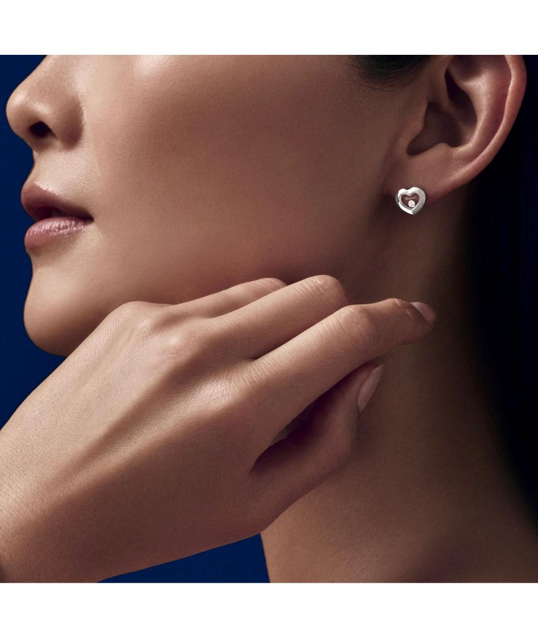 CHOPARD Серебряные серьги из белого золота, фото 4