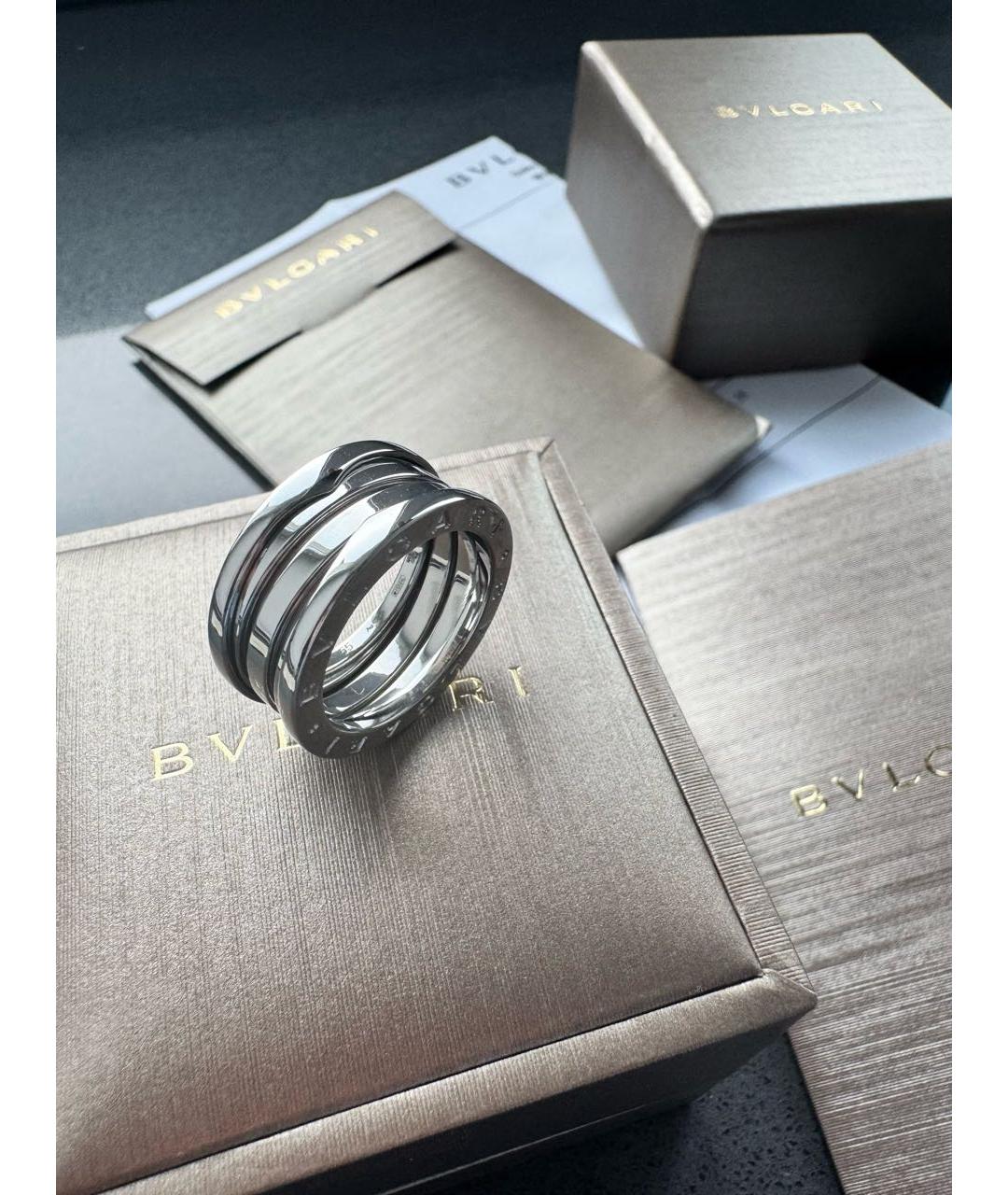 BVLGARI Серебряное кольцо из белого золота, фото 3