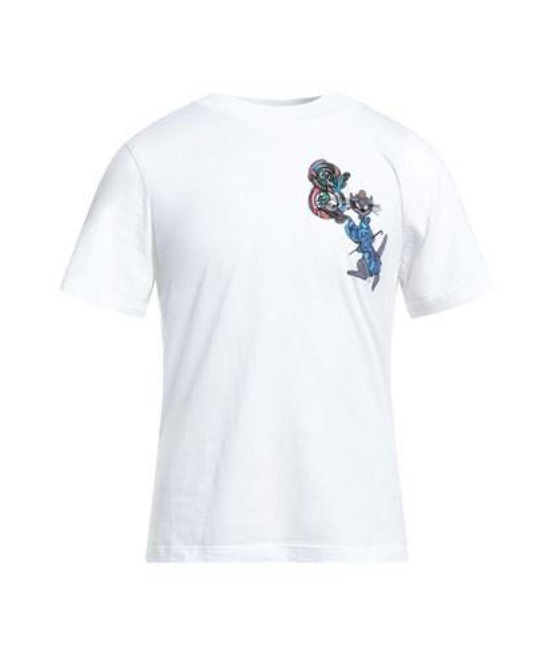 CANALI Белая хлопковая футболка, фото 1