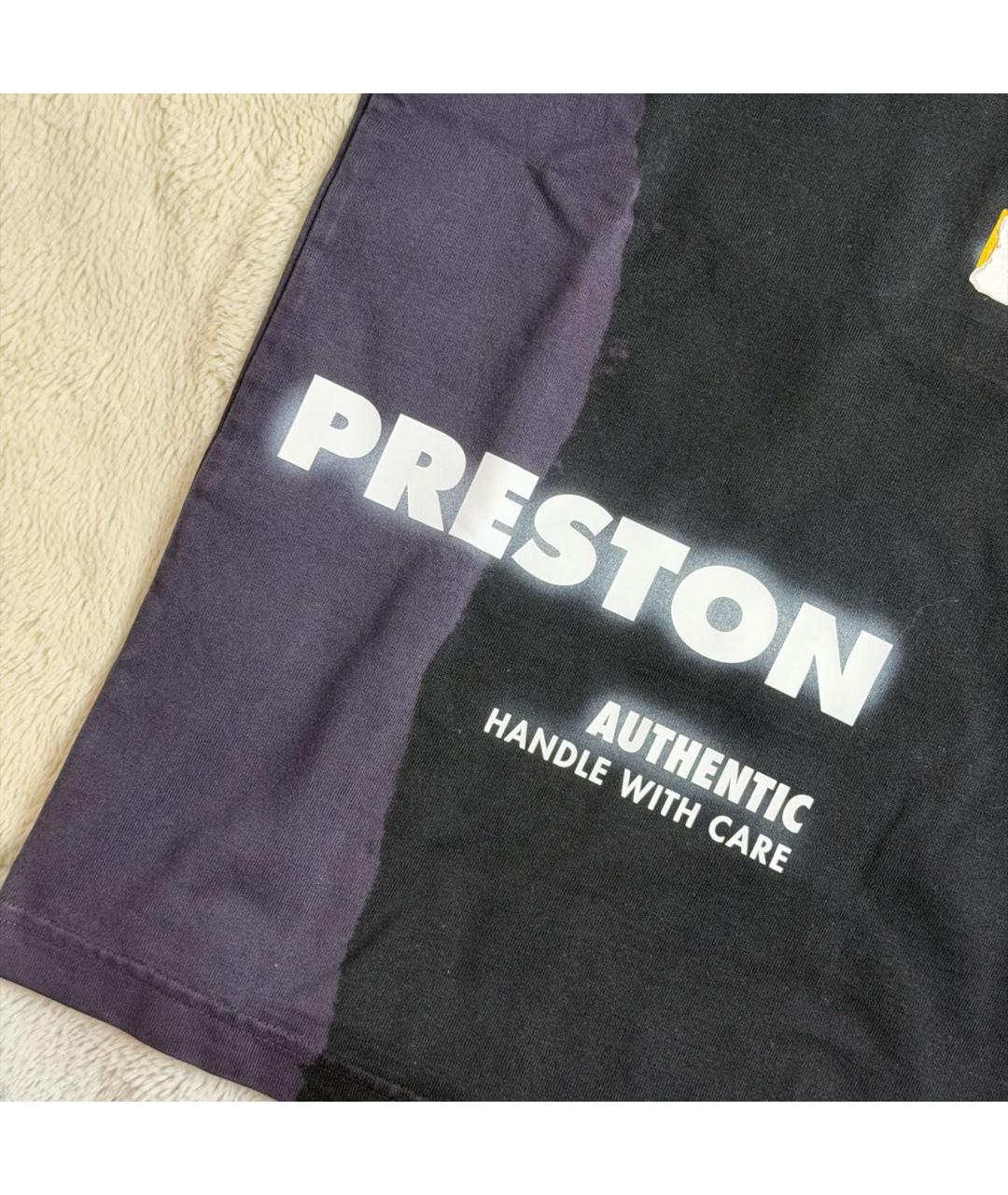 HERON PRESTON Черная хлопковая футболка, фото 4