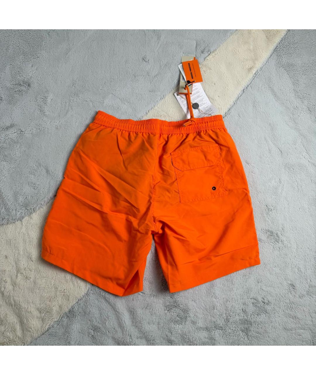 HERON PRESTON Оранжевое полиэстеровые шорты, фото 3