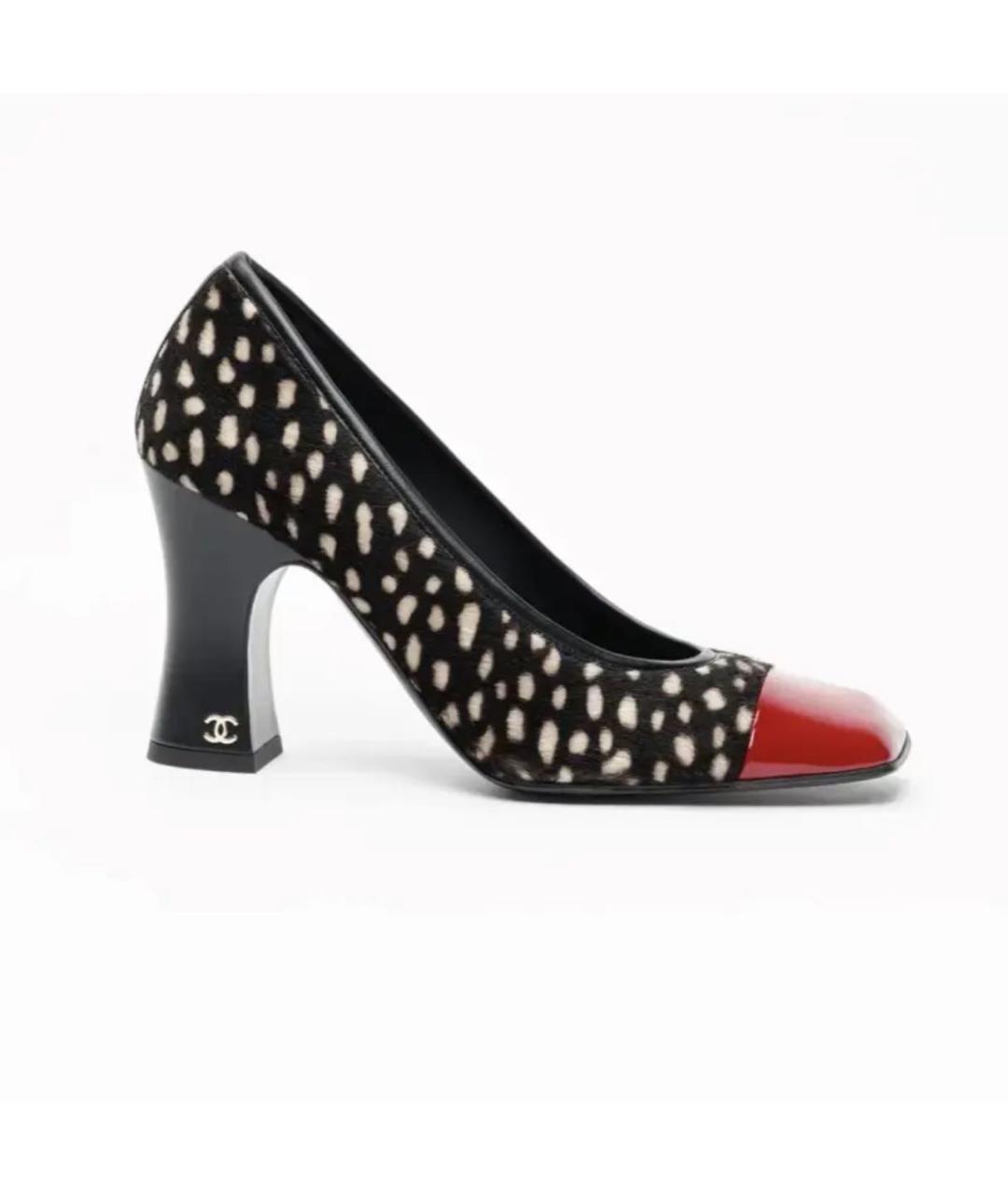 CHANEL Черные туфли, фото 6