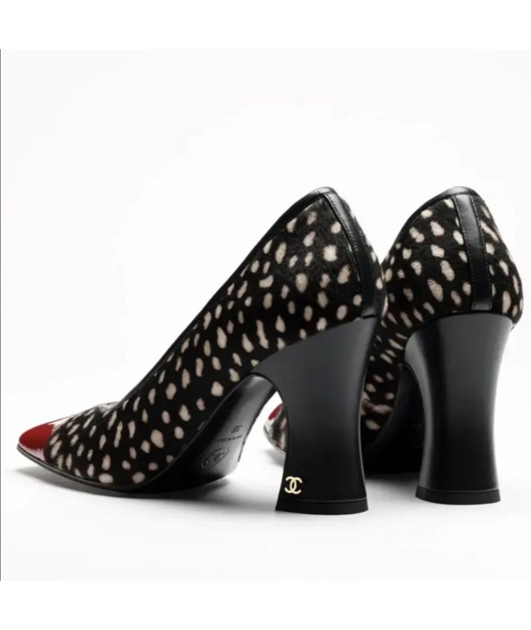 CHANEL Черные туфли, фото 5