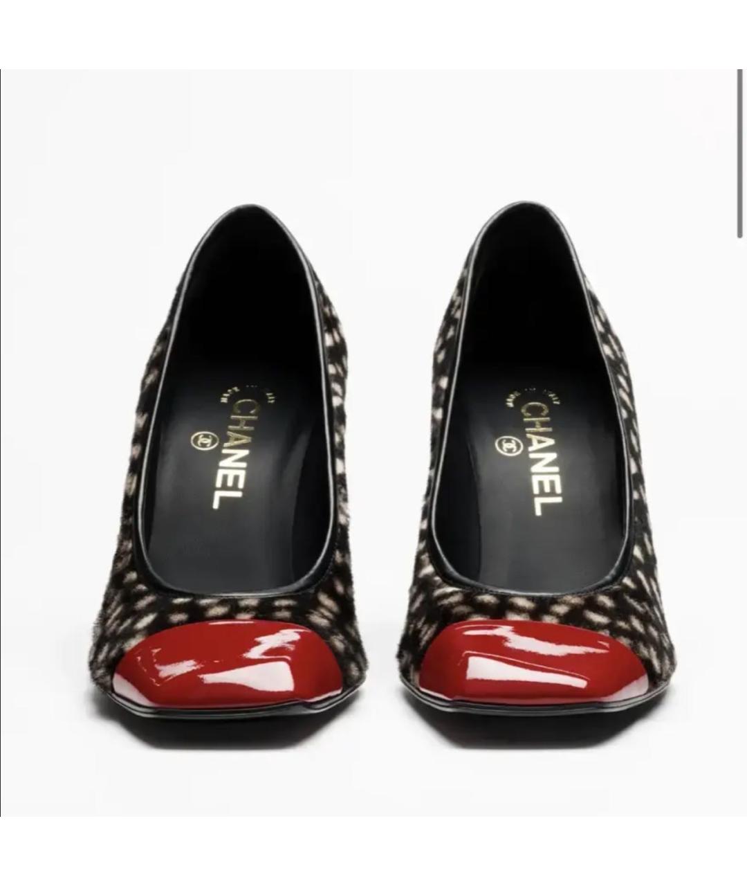 CHANEL Черные туфли, фото 3