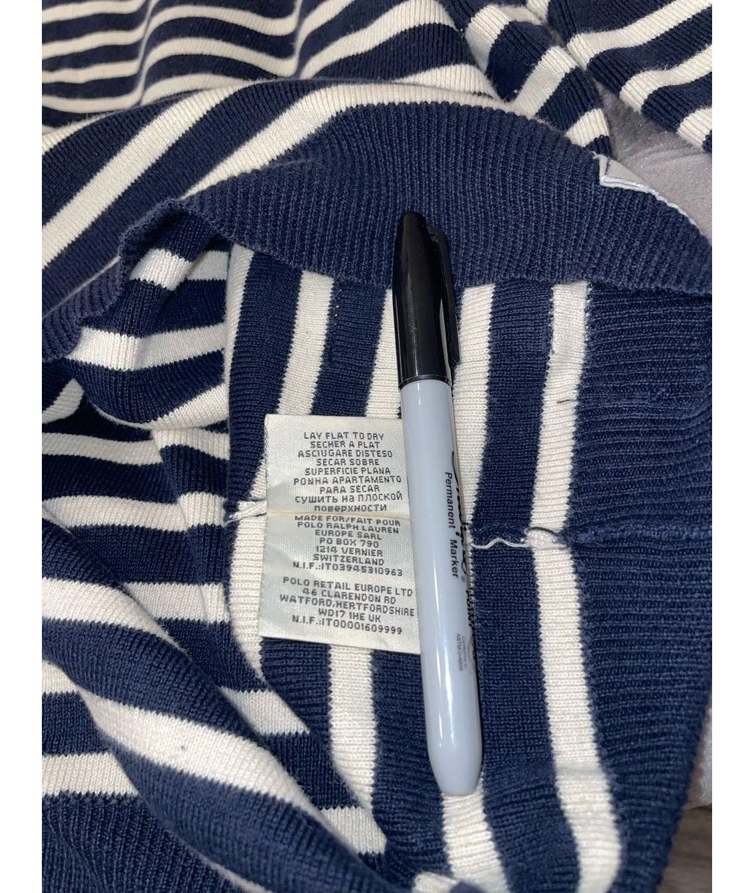 RALPH LAUREN Белый хлопковый джемпер / свитер, фото 6