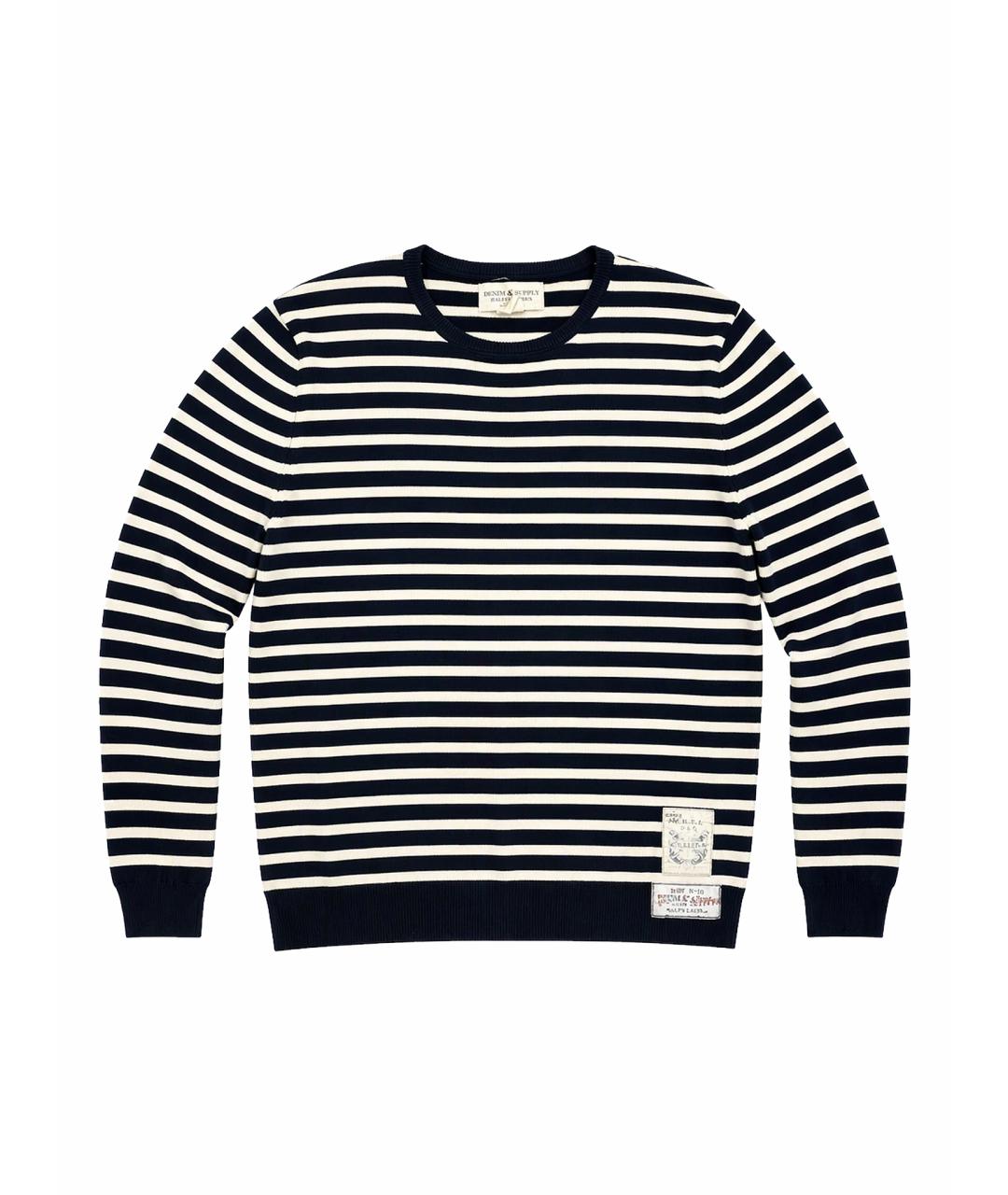 RALPH LAUREN Белый хлопковый джемпер / свитер, фото 1